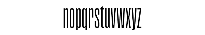 SegmentA KeyRegular Font LOWERCASE