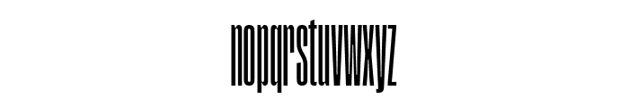 SegmentA NarrowBold Font LOWERCASE