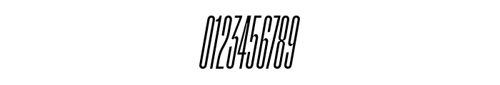 SegmentA NarrowRegularItalic Font OTHER CHARS