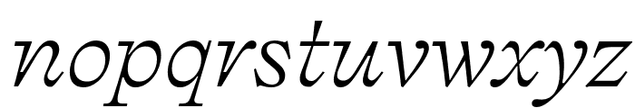 Self Modern Italic Font LOWERCASE