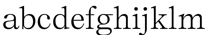Self Modern Regular Font LOWERCASE