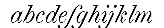 Selva Light Italic Pro Font LOWERCASE