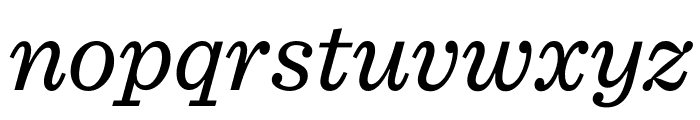Sentinel Book Italic Font LOWERCASE