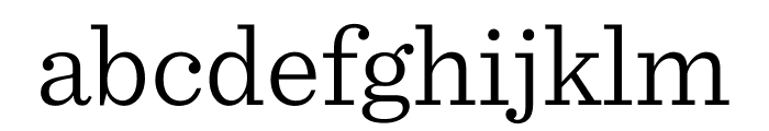 Sentinel Light Font LOWERCASE