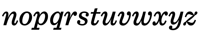 Sentinel Medium Italic Font LOWERCASE