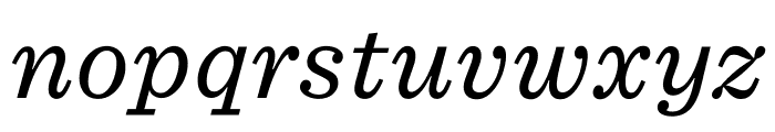 Sentinel Office Italic Font LOWERCASE