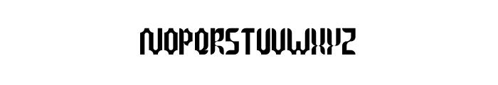 Sharp Bold Font UPPERCASE