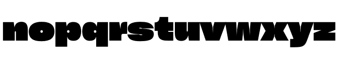 Sharp Grotesk Black 25 Font LOWERCASE