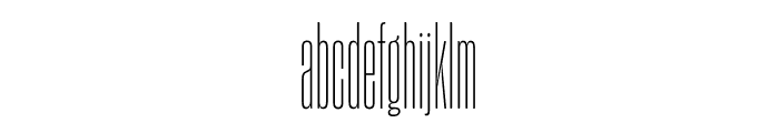 Sharp Grotesk Light 05 Font LOWERCASE