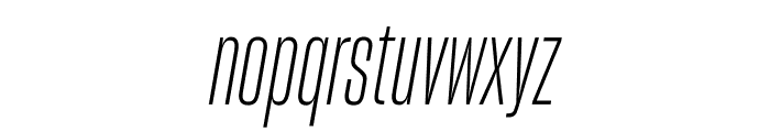 Sharp Grotesk Light Italic 10 Font LOWERCASE