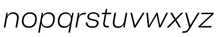 Sharp Grotesk Light Italic 20 Font LOWERCASE