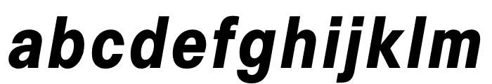 Signal Bold Italic Font LOWERCASE
