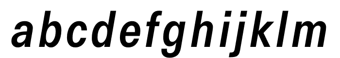 Signal Italic Font LOWERCASE