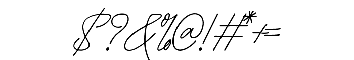 Signature Demo Font OTHER CHARS