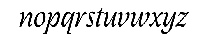 Simula Book Italic Font LOWERCASE