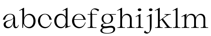 Slack Light Font LOWERCASE