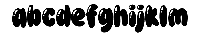 SmothyBubble D9D06 Font LOWERCASE