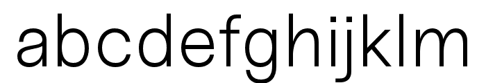 Sneak Light Font LOWERCASE