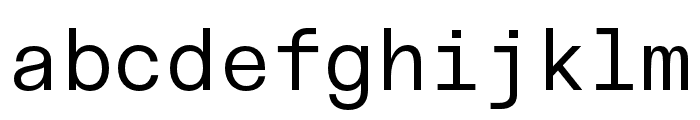 Sneak Mono Font LOWERCASE