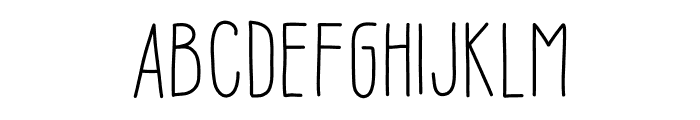 SofiaAmoti Starlight Demo Font LOWERCASE