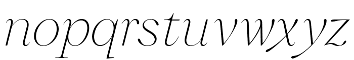 Sometimes Times Italic Font LOWERCASE