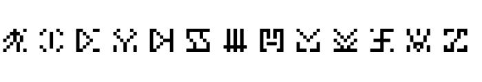 Somngreu Font LOWERCASE