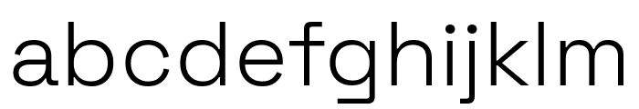 SpaceGrotesk Light Font LOWERCASE