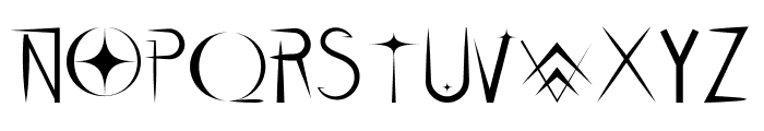 SpaceStar Font UPPERCASE