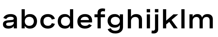 Spezia Extended SemiBold Font LOWERCASE