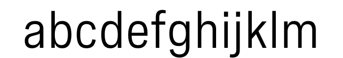 Spezia Narrow Regular Font LOWERCASE