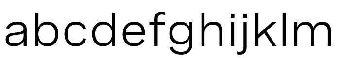 Spezia Wide Regular Font LOWERCASE