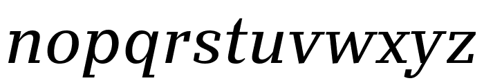 Stan Plus Normal Italic Font LOWERCASE