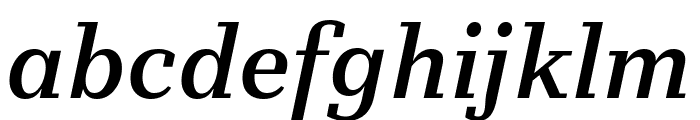 Stan Plus SemiBold Italic Font LOWERCASE