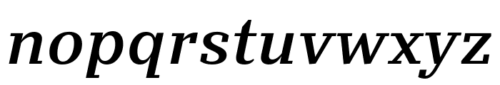 Stan Plus SemiBold Italic Font LOWERCASE
