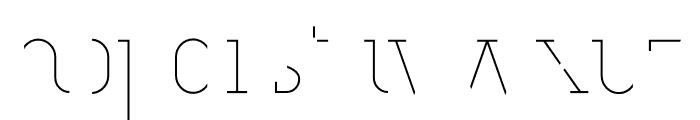 Stela UT Layer 1 Font LOWERCASE