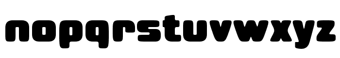 Stoutface Font LOWERCASE