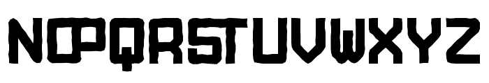 Streetroad K701p Font UPPERCASE