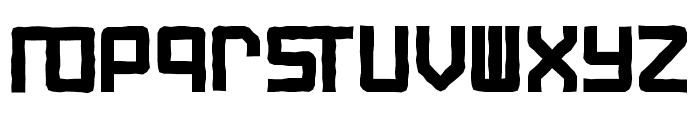 Streetroad K701p Font LOWERCASE