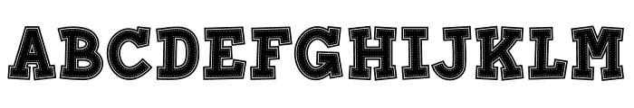 Super Stitch Font UPPERCASE