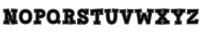 Super Stitch Font UPPERCASE