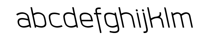 Superspace Light Slant Font LOWERCASE