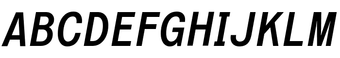 System85 Medium Italic Pro Font UPPERCASE