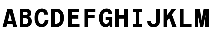 System85 Mono Bold Pro Font UPPERCASE