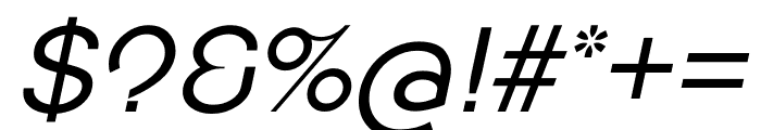 TFAlambic Book Italic Font OTHER CHARS