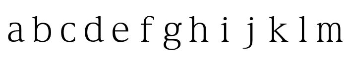 TFArdent Monospace Regular Font LOWERCASE