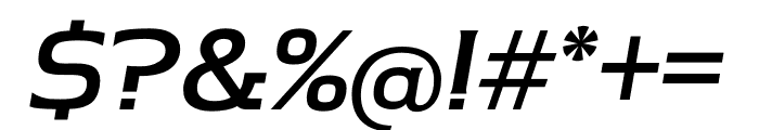 TFArmada Light Italic Font OTHER CHARS