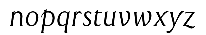 TFArrow Book Italic Font LOWERCASE