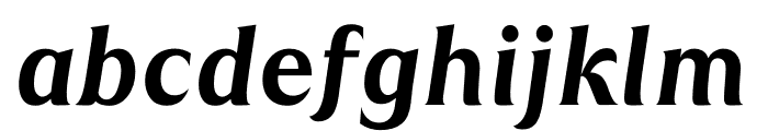 TFArrow Extrabold Italic Font LOWERCASE
