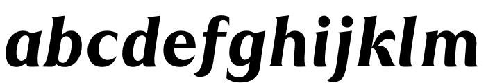 TFArrow Heavy Italic Font LOWERCASE