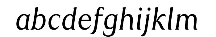 TFArrow Medium Italic Font LOWERCASE